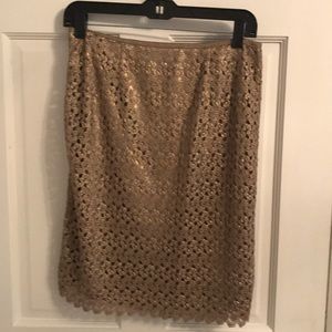 Gold Emboidery Skirt
